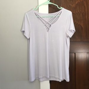 ⚠️⚠️HOLD⚠️⚠️ Baby Blue Strappy Tee